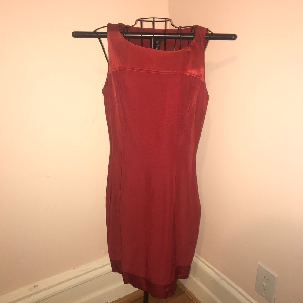 Red H&M shift dress
